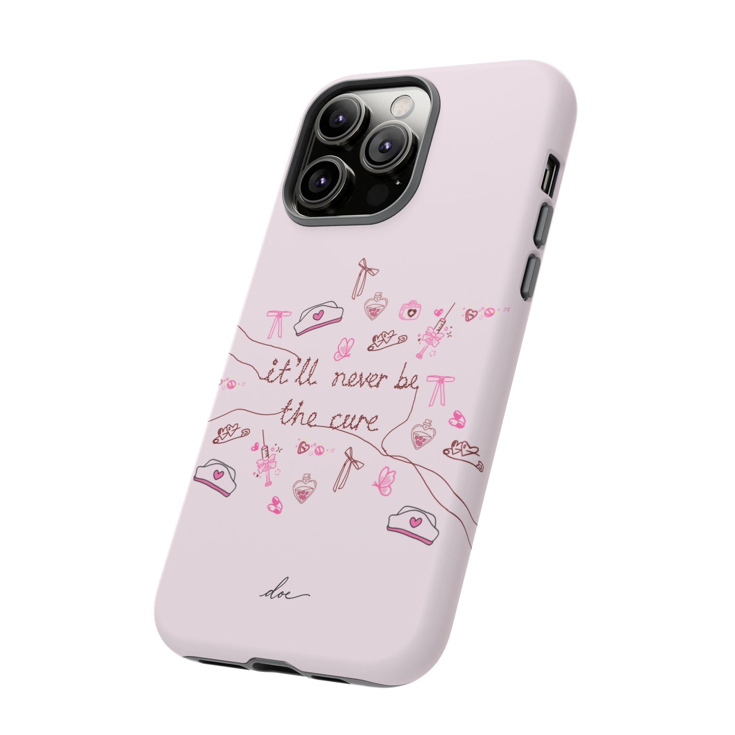 Never The Cure iPhone Case
