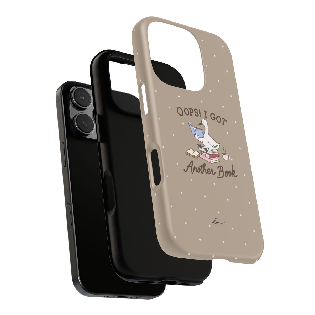 Oops Another Book! iPhone Case