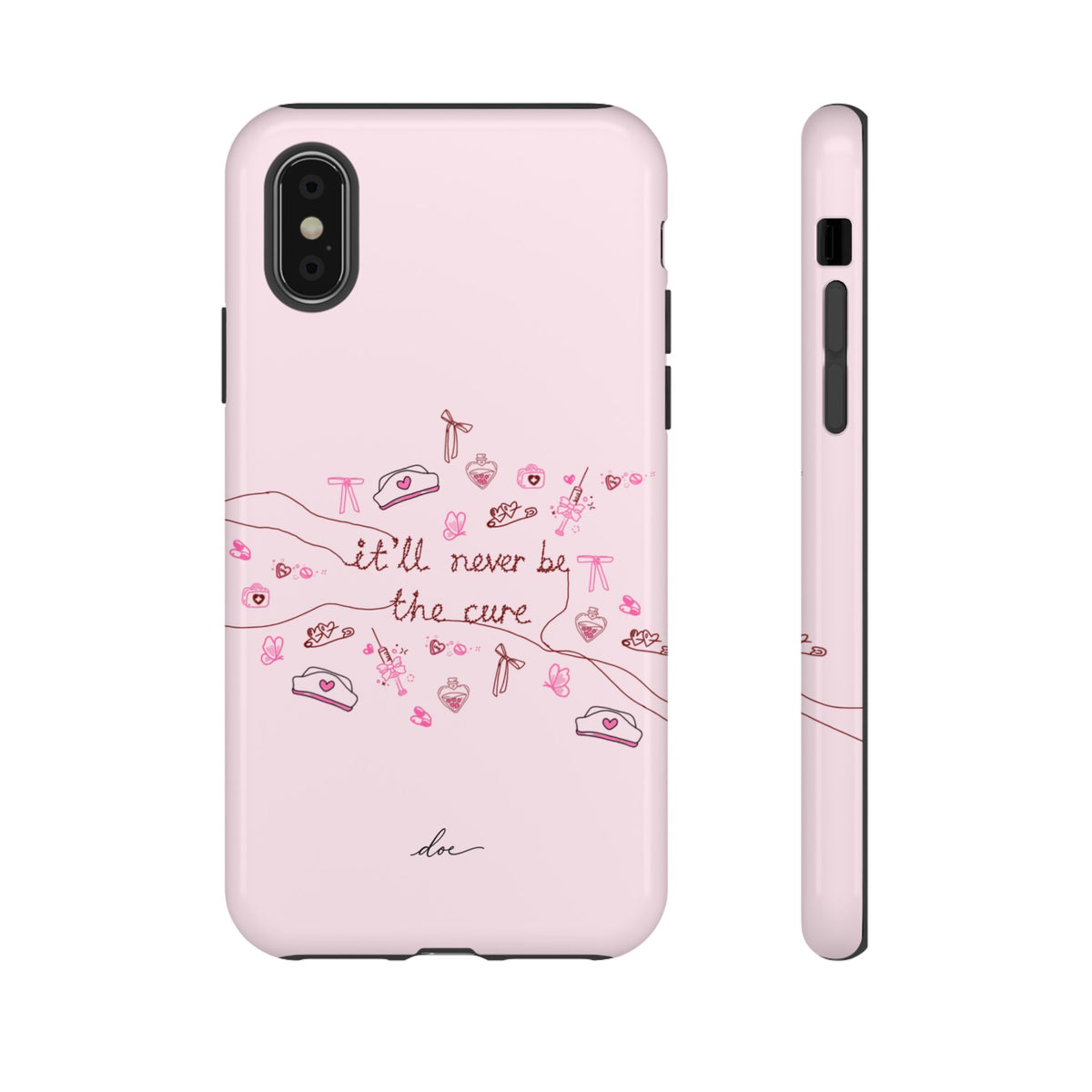 Never The Cure iPhone Case