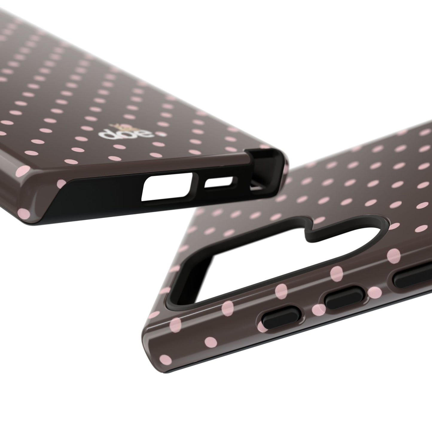 Brown Polka Dot Samsung Case
