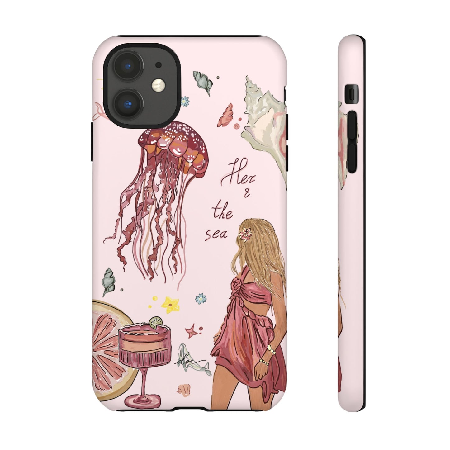 Her & The Sea iPhone Case