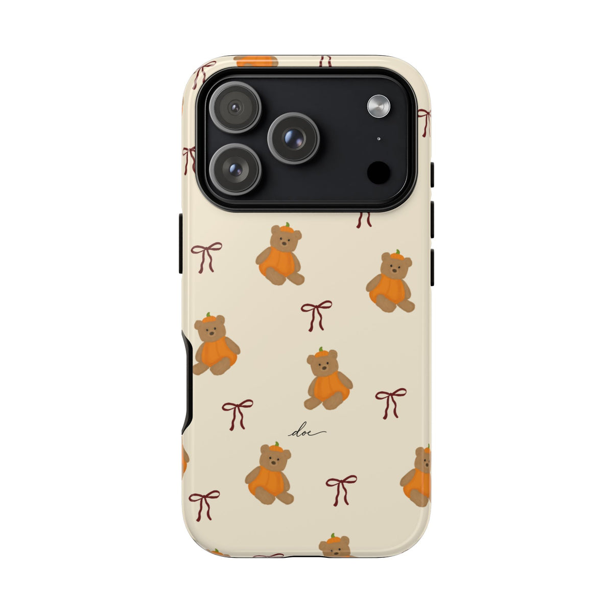 Pumpkin Bows iPhone Case