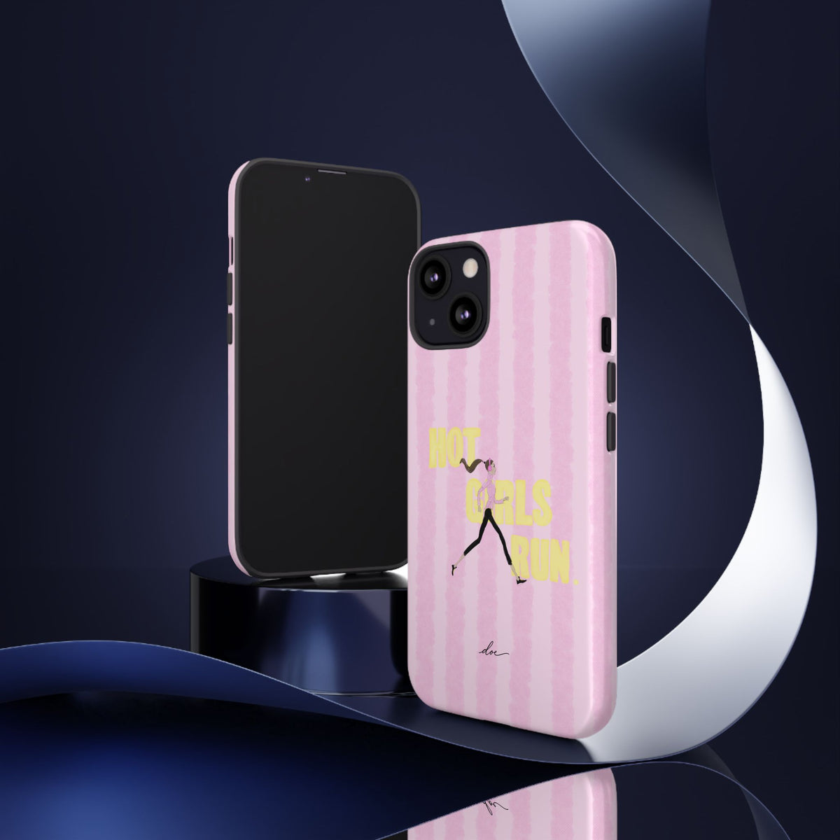 Hot Girls Run iPhone Case
