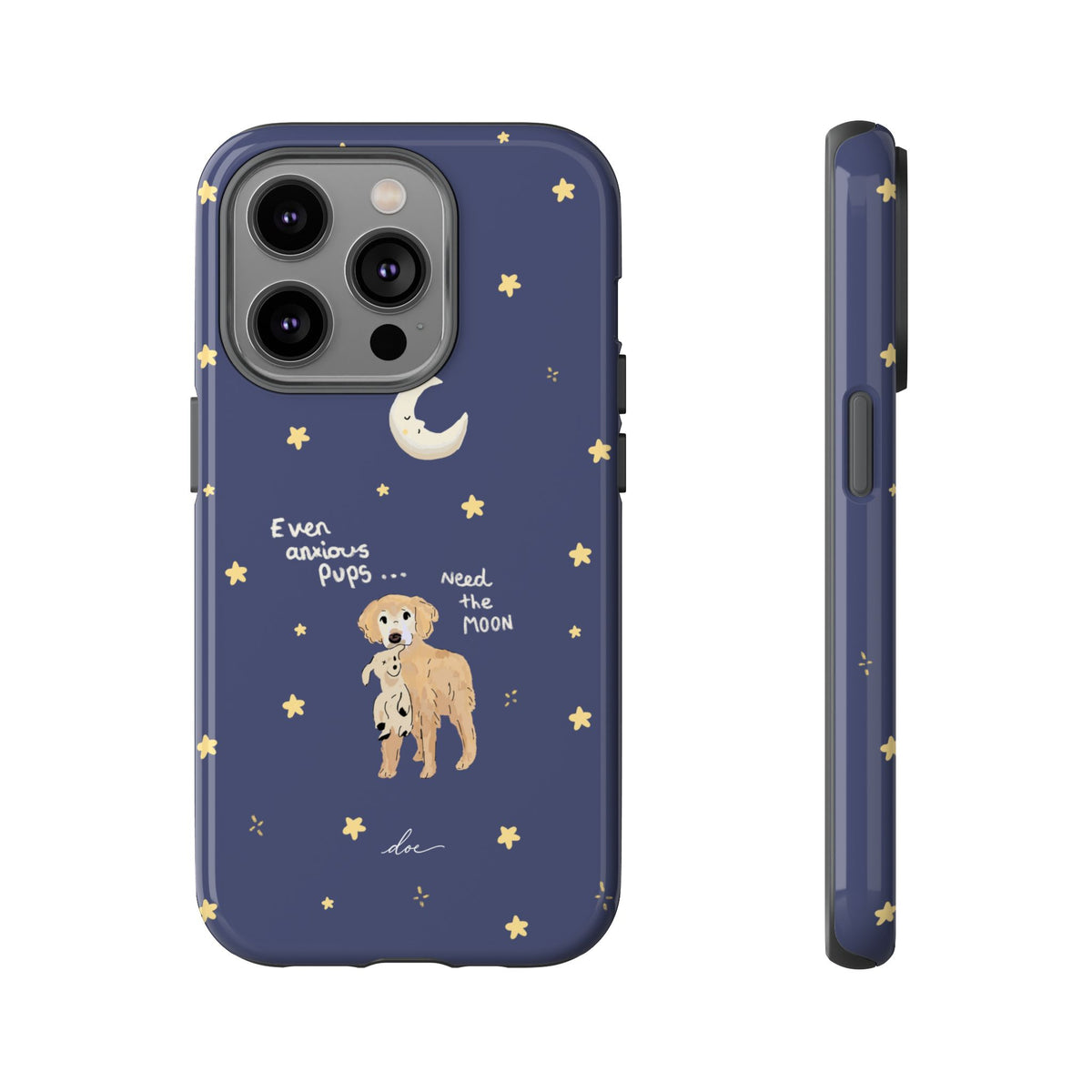 Anxious Pup iPhone Case