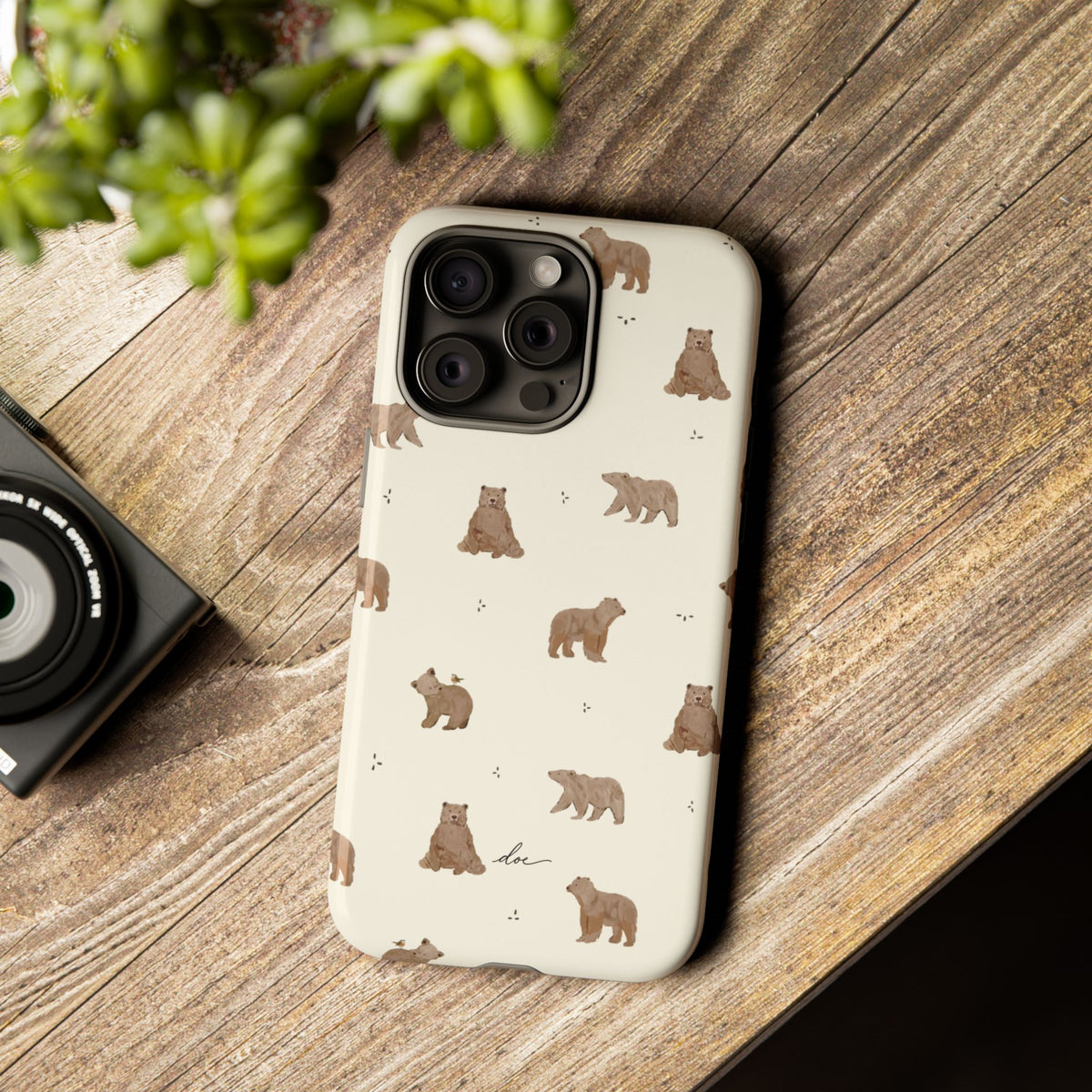 Brown Bears iPhone Case