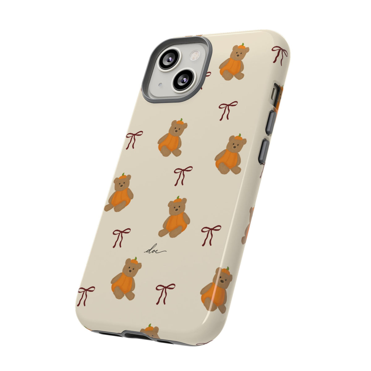 Pumpkin Bows iPhone Case