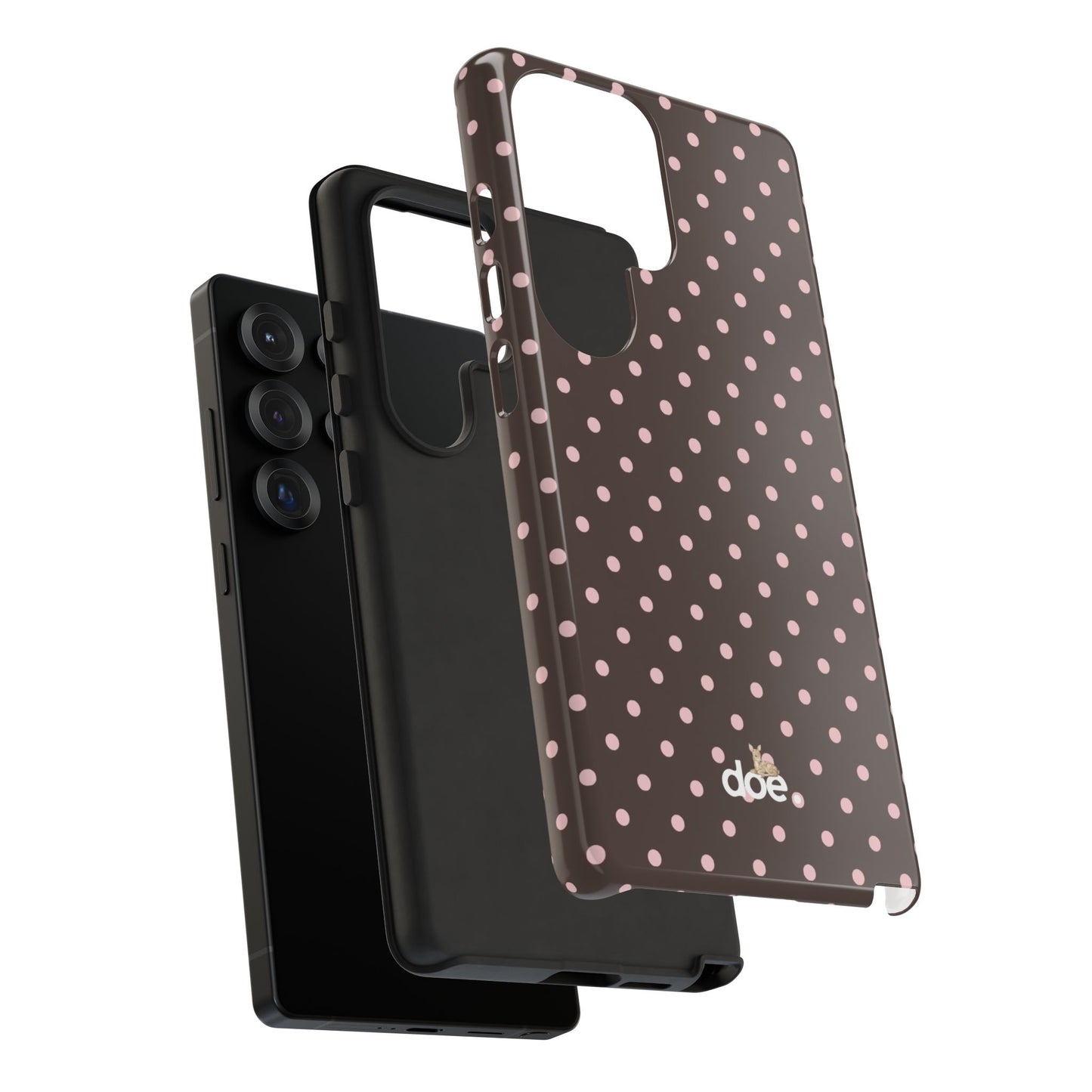 Brown Polka Dot Samsung Case
