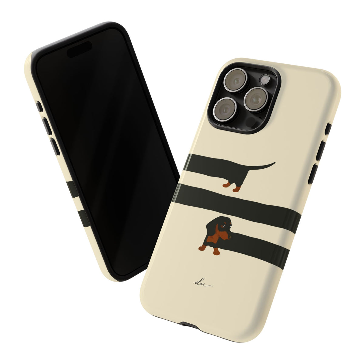 Stretchy The Dachshund iPhone Case