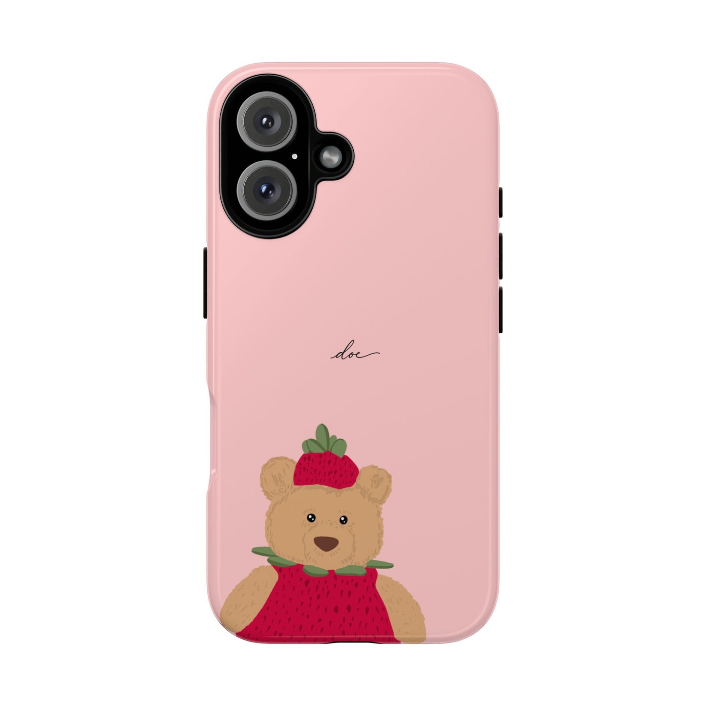 Strawberry Bear iPhone Case