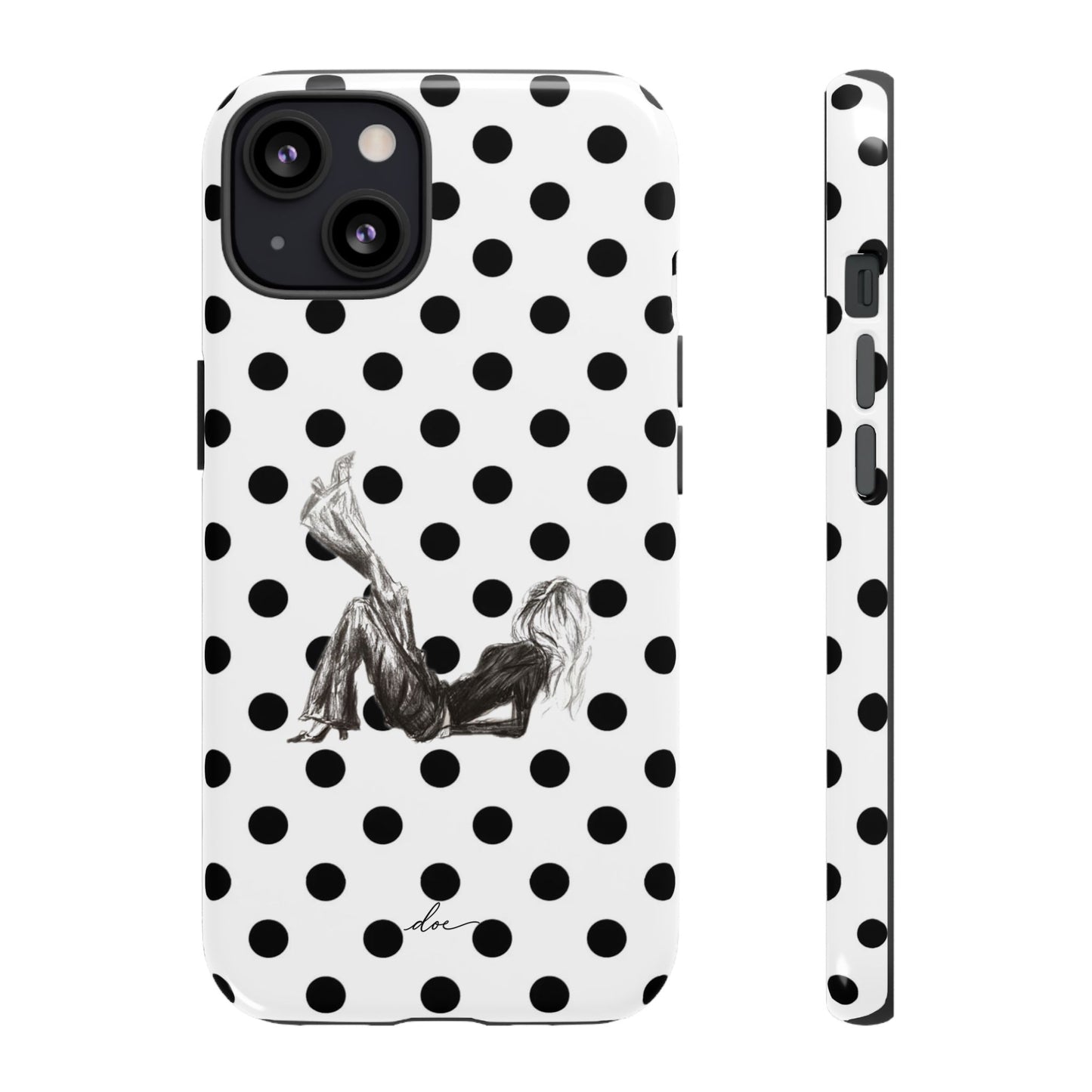 Polka Vouge Club iPhone Case