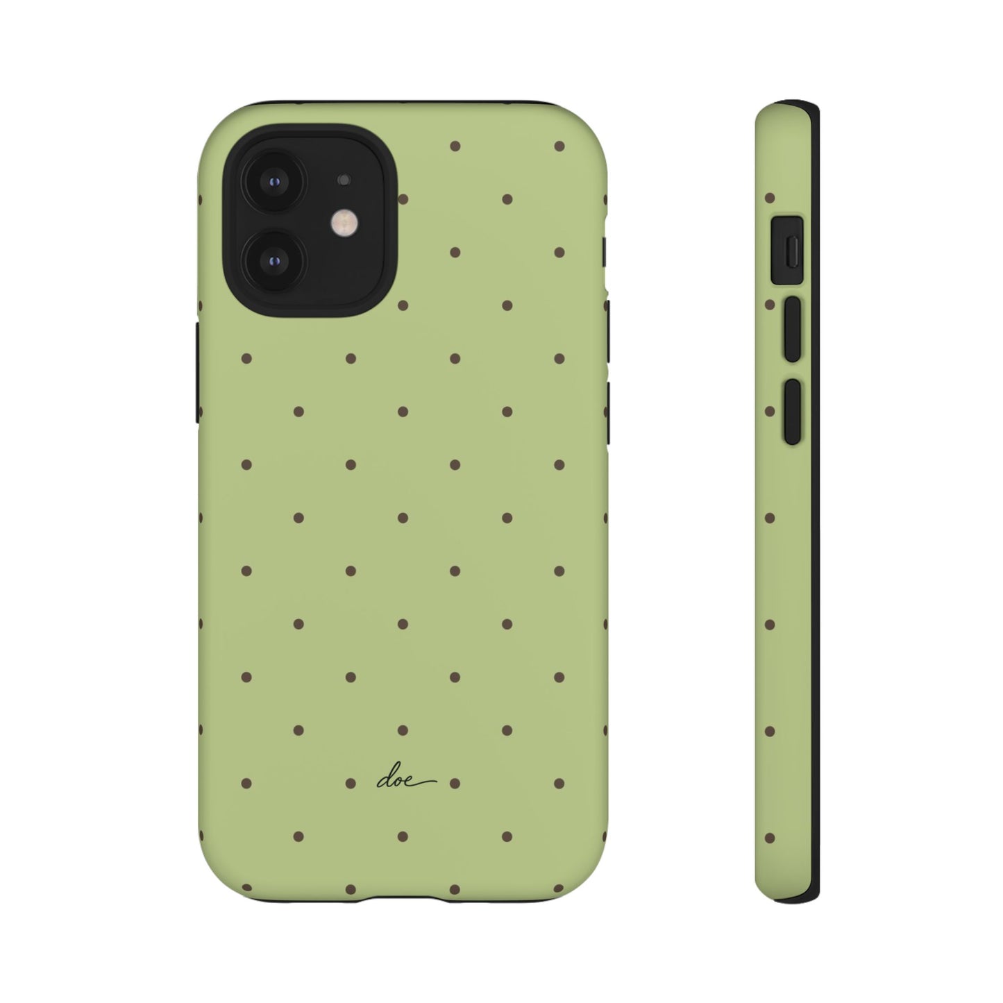 Polka Greens iPhone Case