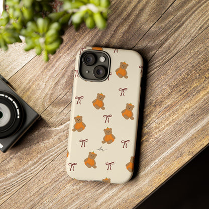 Pumpkin Bows iPhone Case