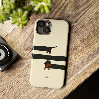 Stretchy The Dachshund iPhone Case