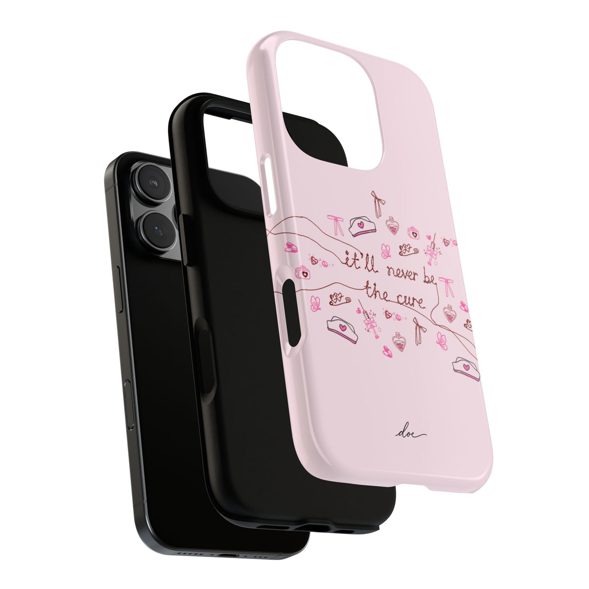 Never The Cure iPhone Case