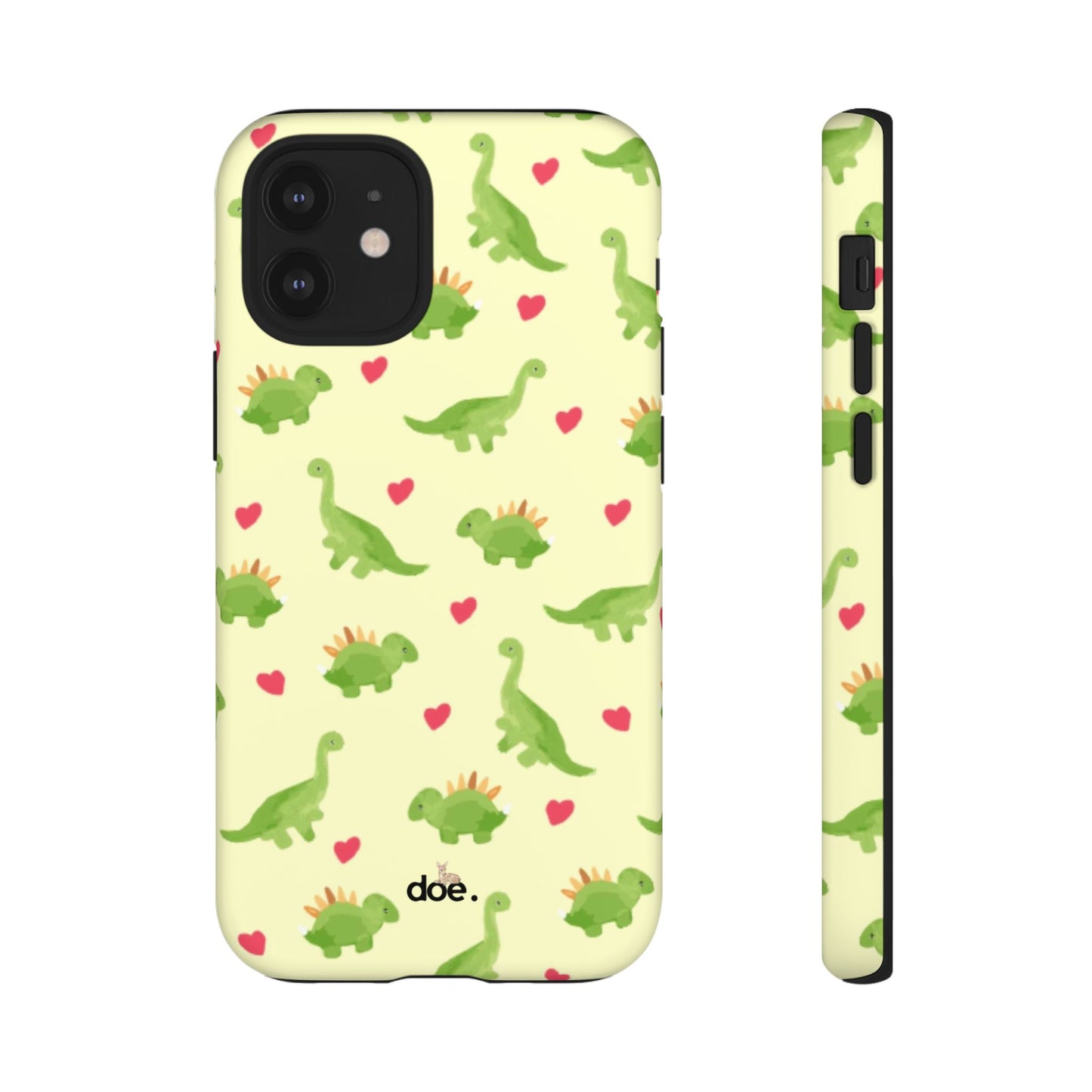 Dino Doodles iPhone Case