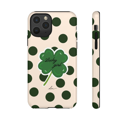 Lucky Girl iPhone Case