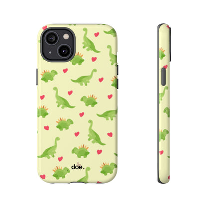 Dino Doodles iPhone Case