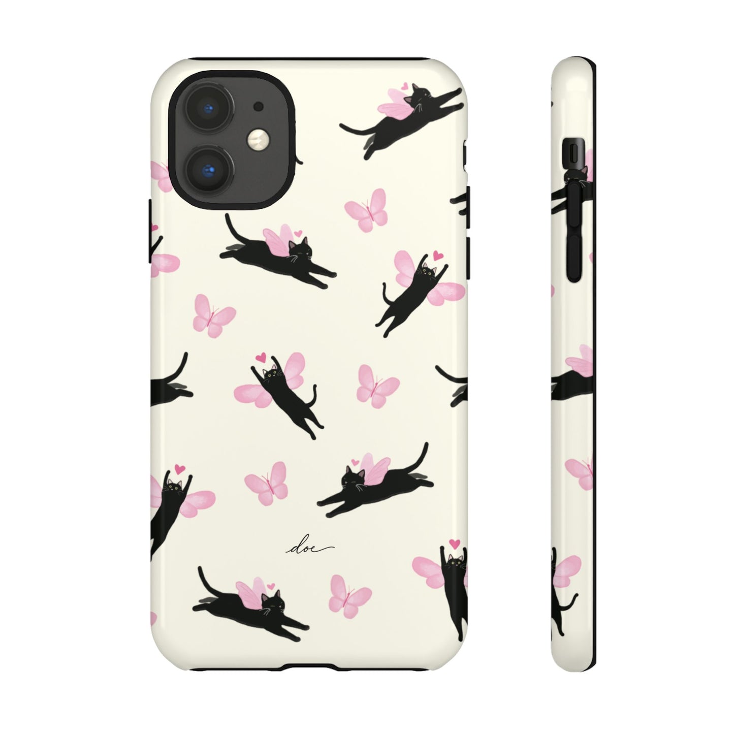 Black Cat iPhone Case
