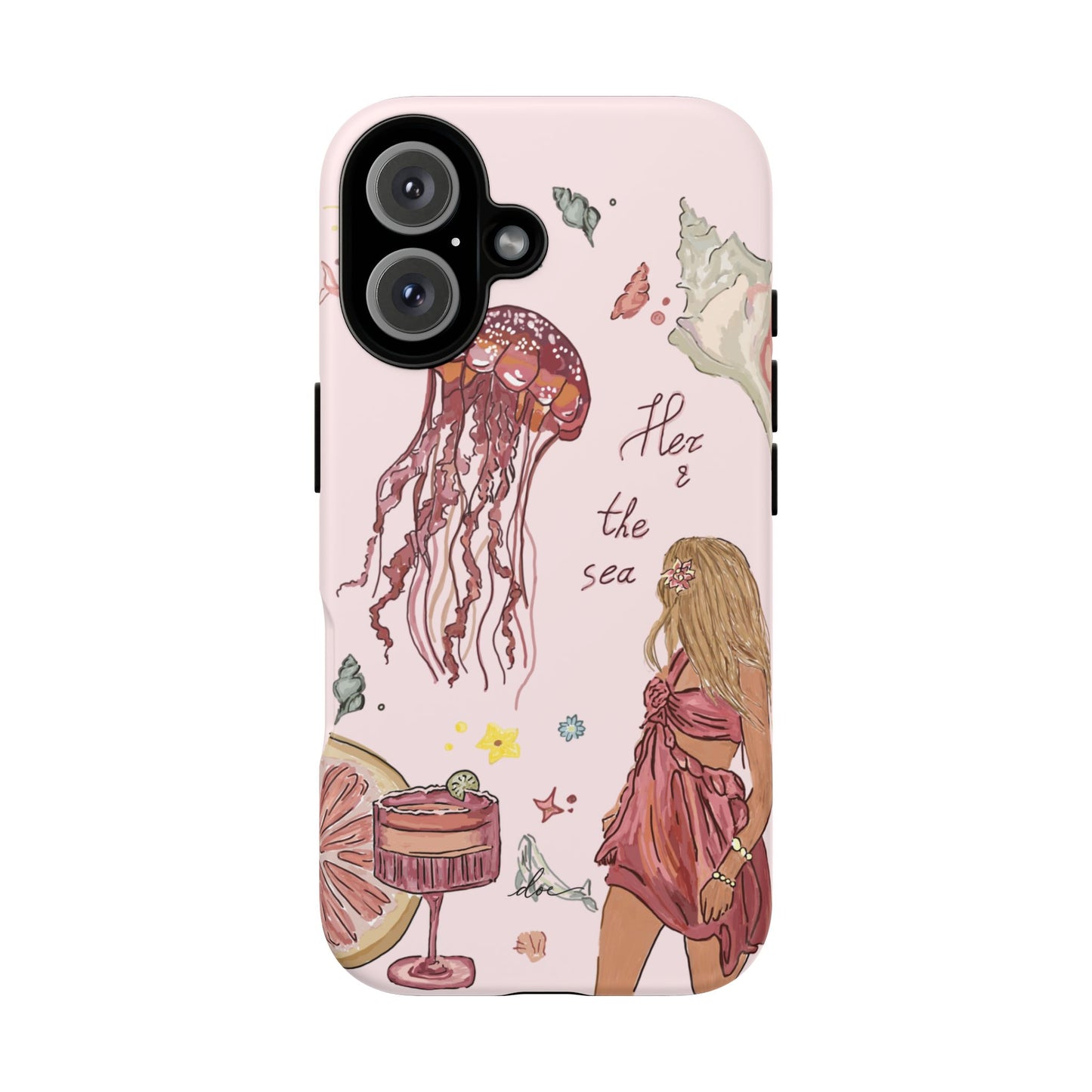 Her & The Sea iPhone Case