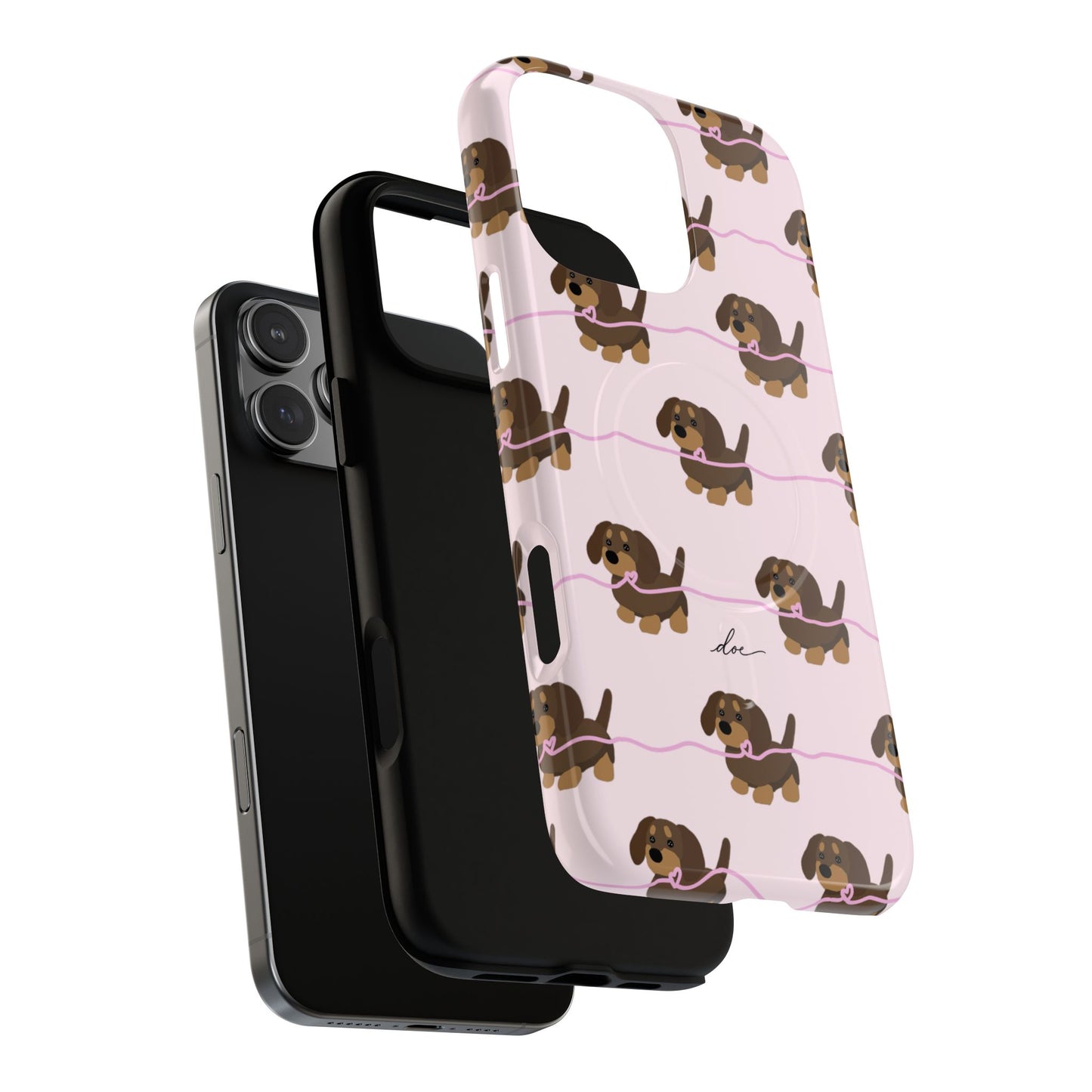 Pink Dachshunds Magsafe Case