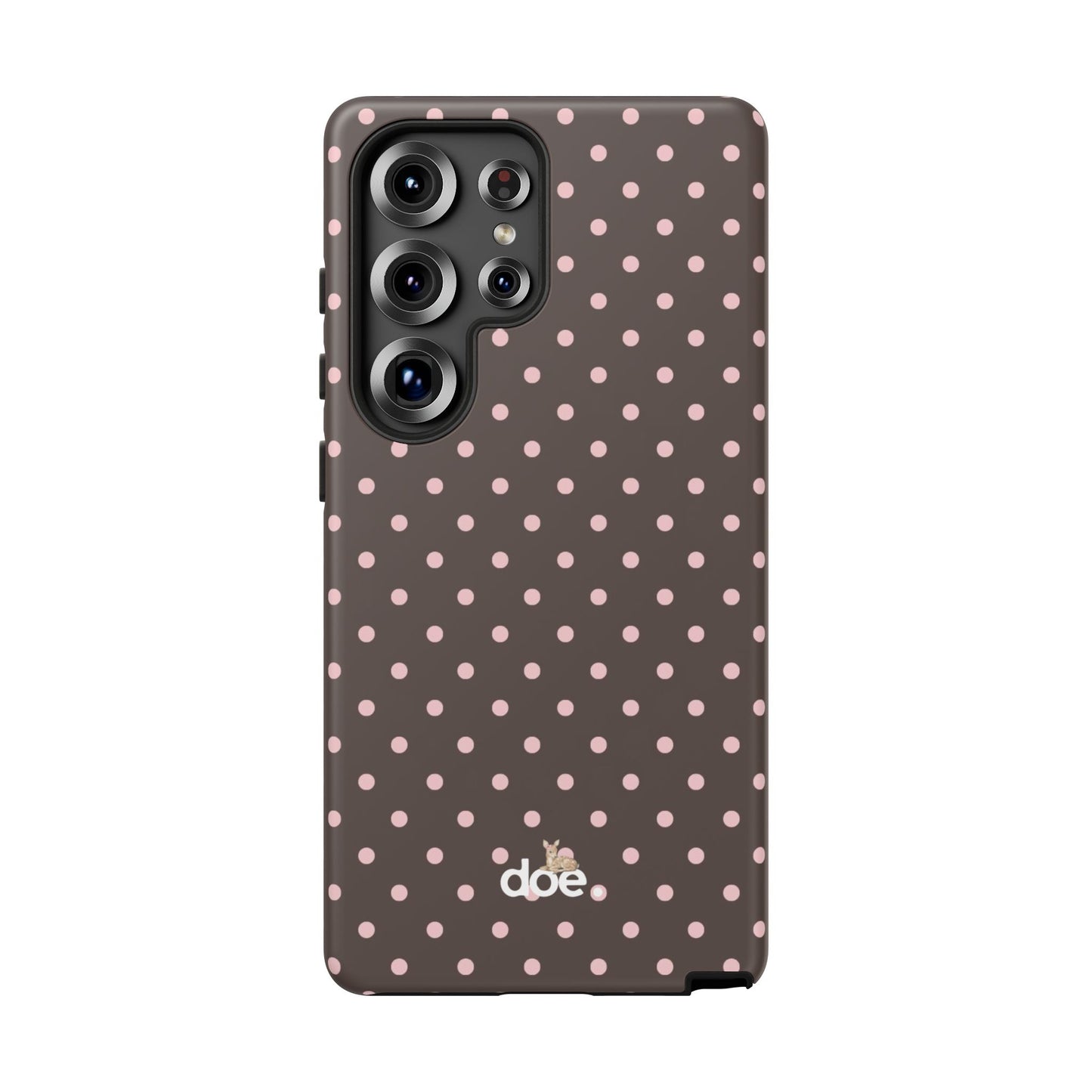 Brown Polka Dot Samsung Case