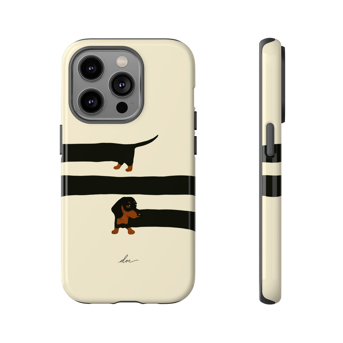 Stretchy The Dachshund iPhone Case