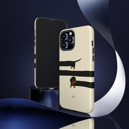 Stretchy The Dachshund iPhone Case