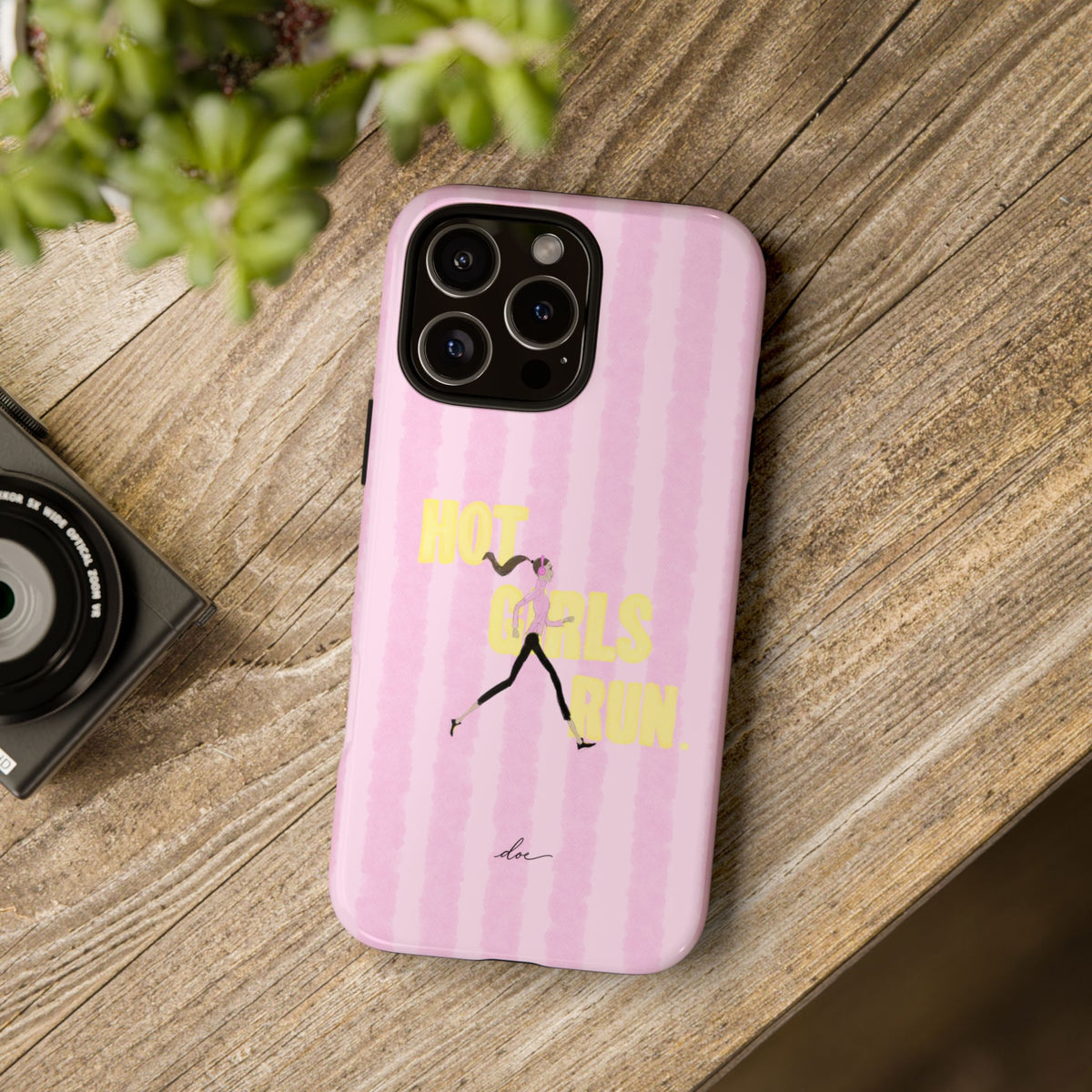 Hot Girls Run iPhone Case
