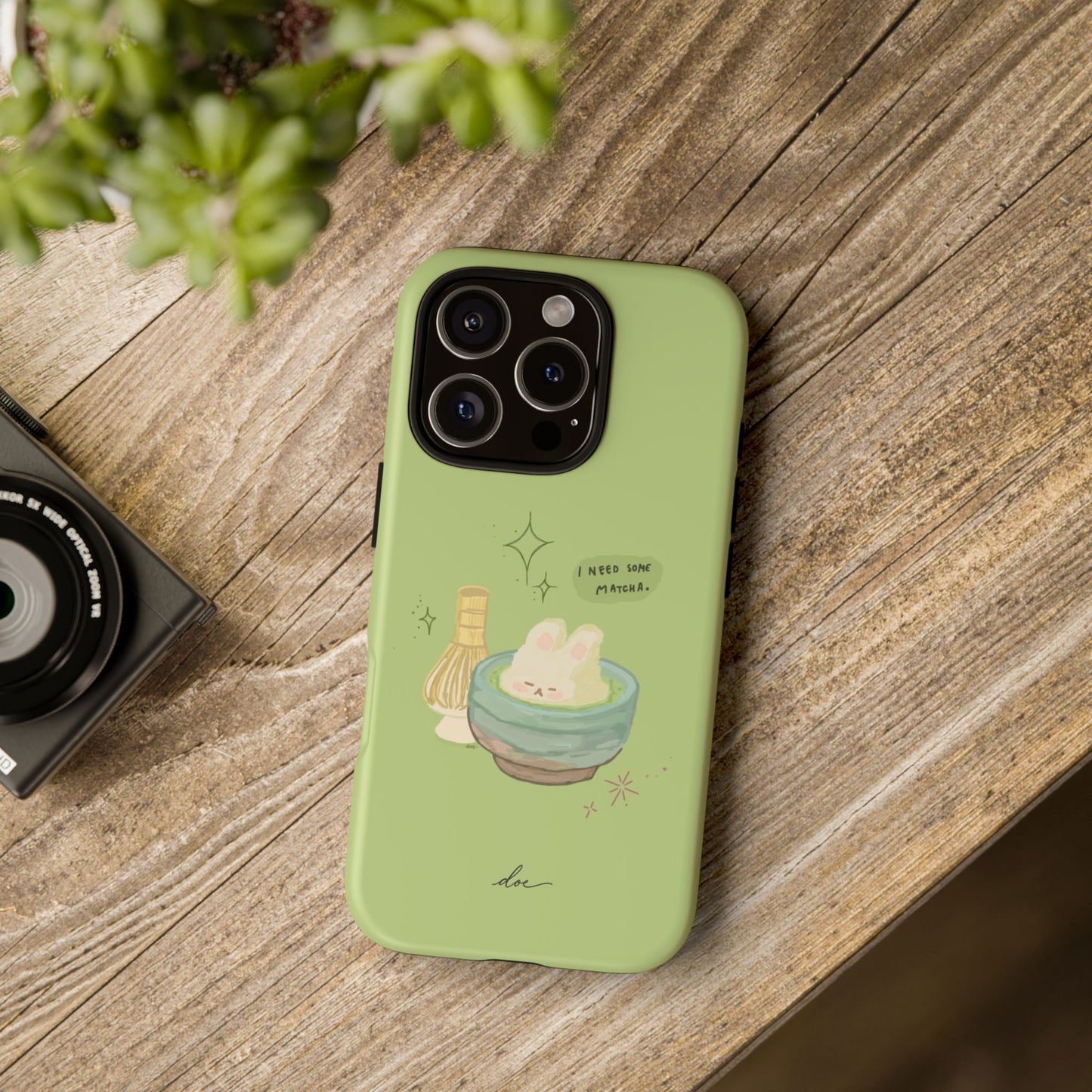 I Need Matcha! iPhone Case
