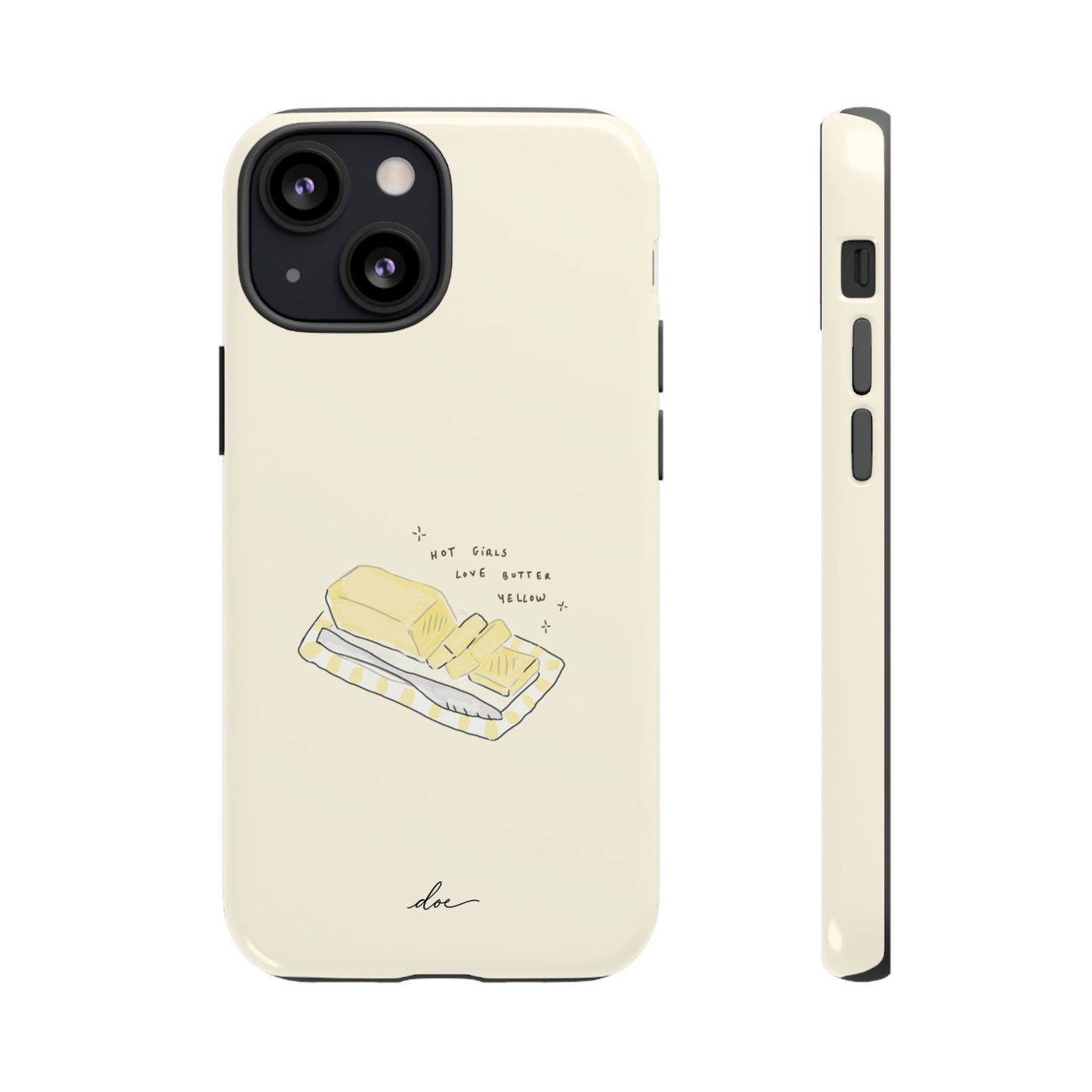 Butter Yellow iPhone Case