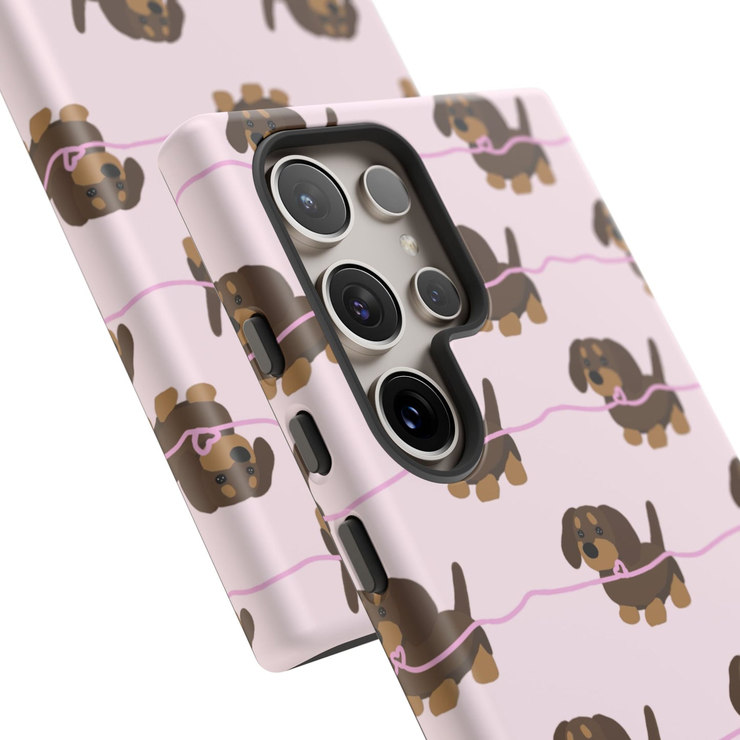 Pink Dachshund Samsung Case
