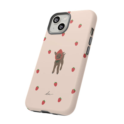 Strawberry Fawn iPhone Case