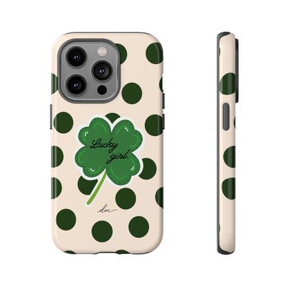 Lucky Girl iPhone Case