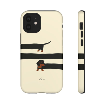Stretchy The Dachshund iPhone Case