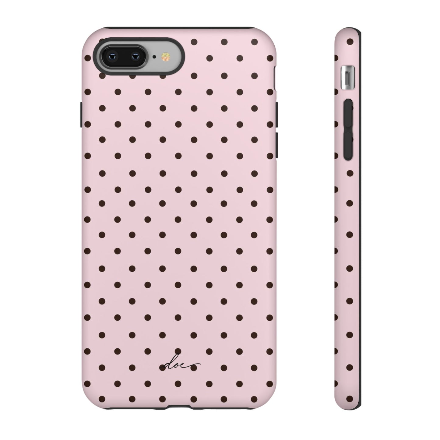 Pink Polka Dot iPhone Case