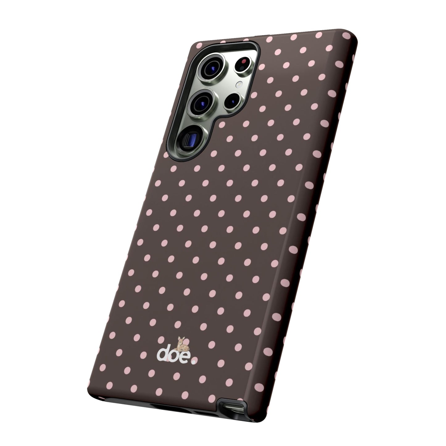 Brown Polka Dot Samsung Case