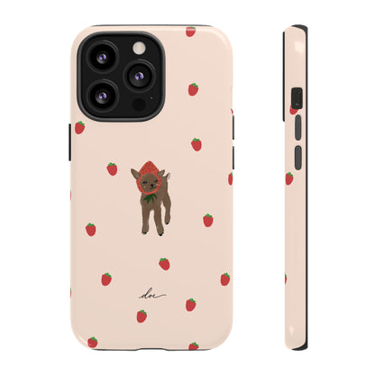 Strawberry Fawn iPhone Case