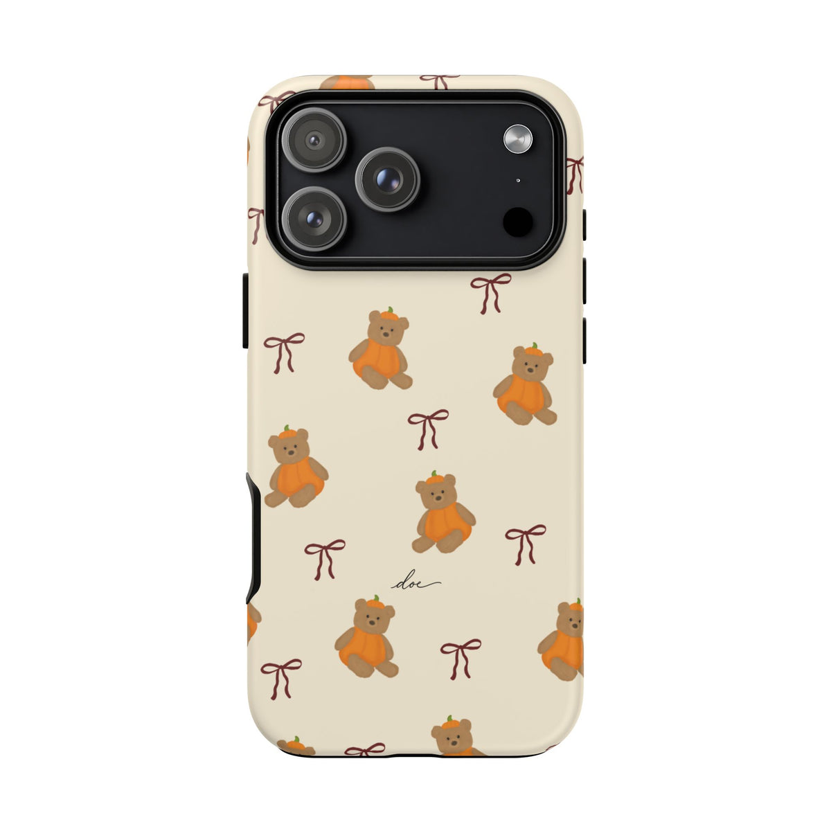 Pumpkin Bows iPhone Case