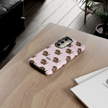 Pink Dachshund Samsung Case