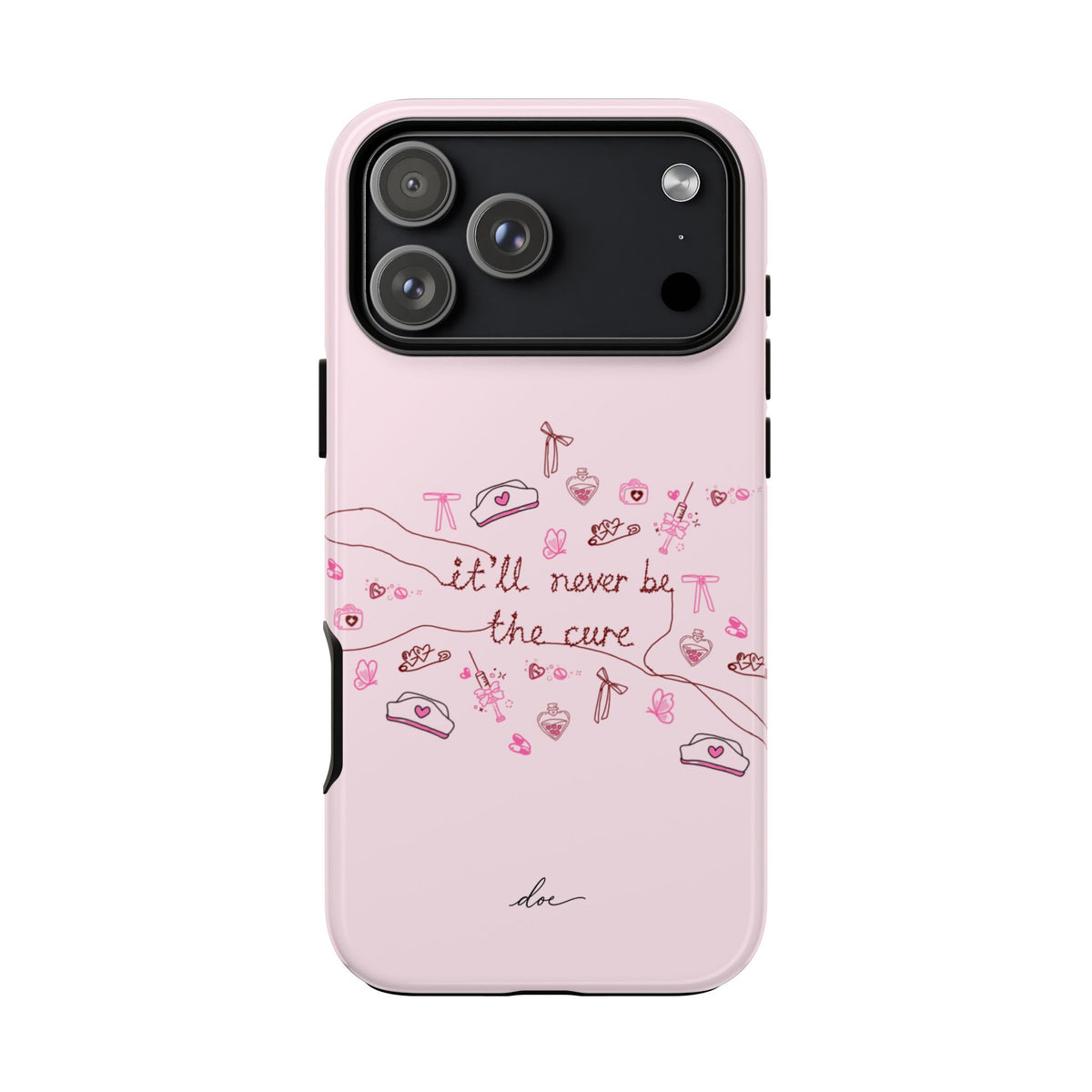 Never The Cure iPhone Case