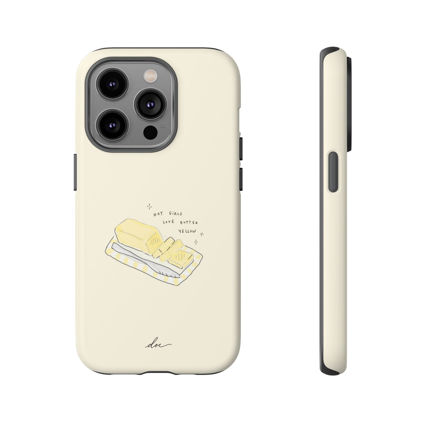 Butter Yellow iPhone Case