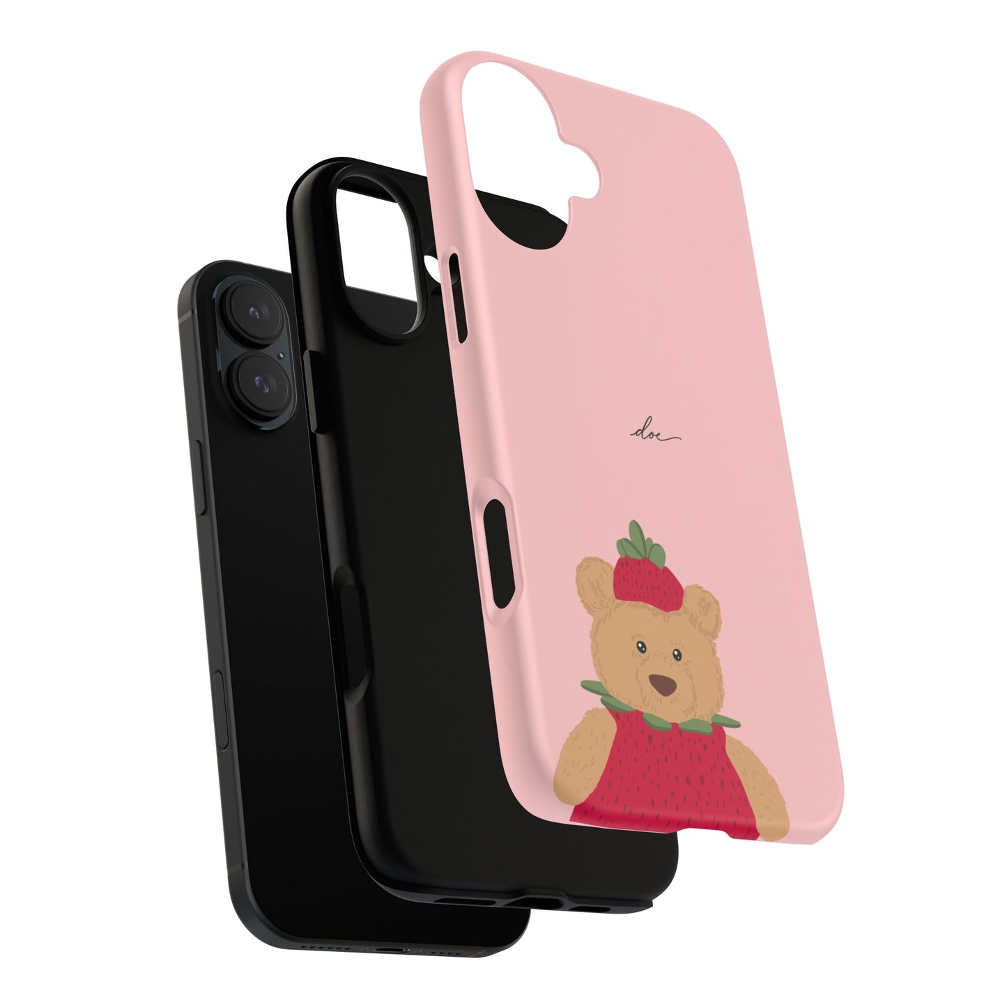 Strawberry Bear iPhone Case