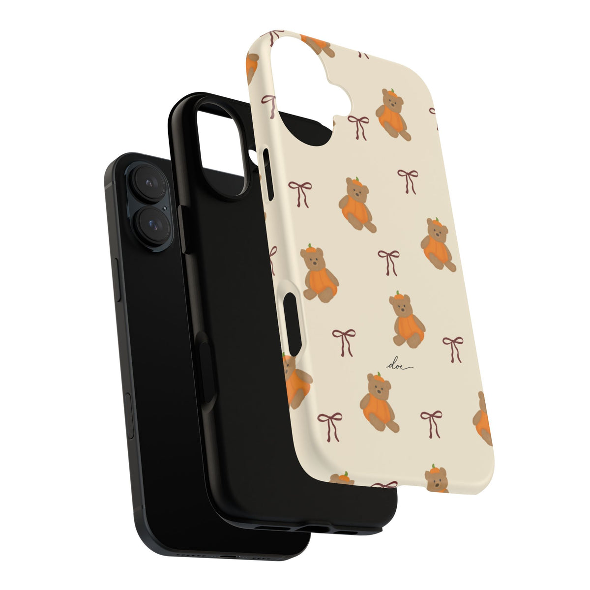 Pumpkin Bows iPhone Case