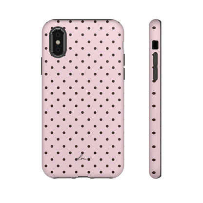 Pink Polka Dot iPhone Case