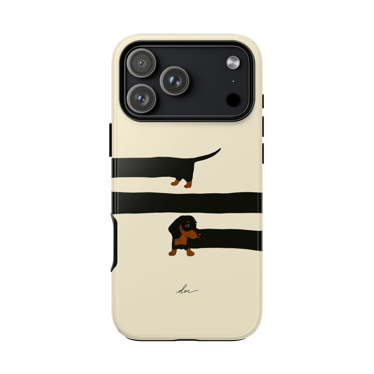 Stretchy The Dachshund iPhone Case