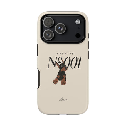 Doberman 001 iPhone Case