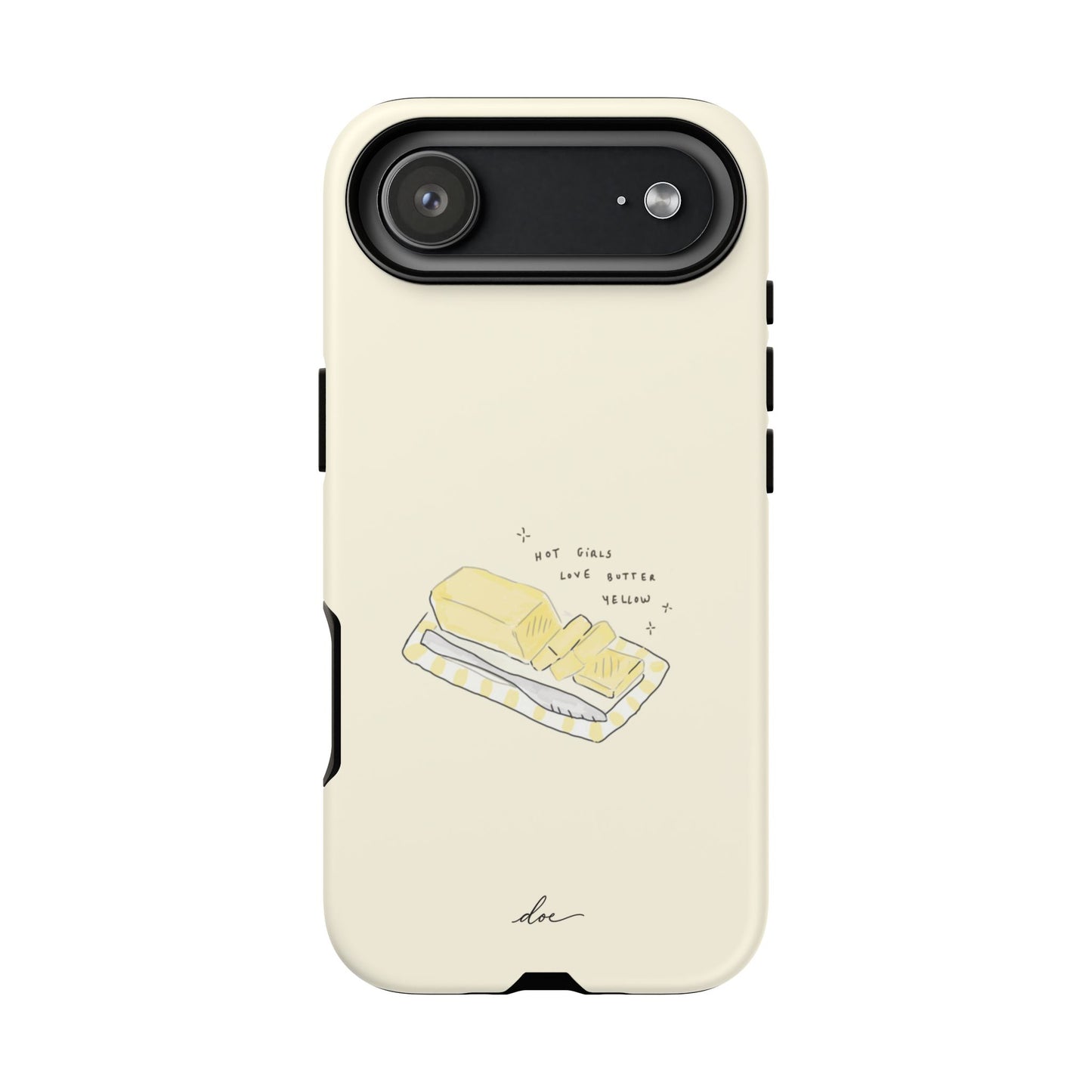 Butter Yellow iPhone Case