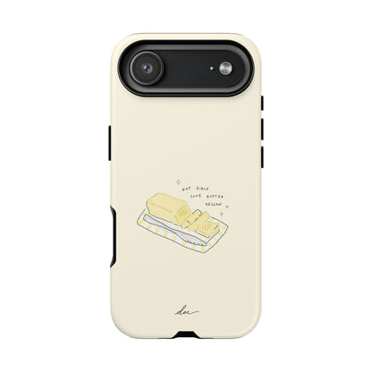 Butter Yellow iPhone Case
