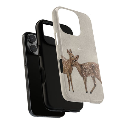 Deer Duo iPhone Case
