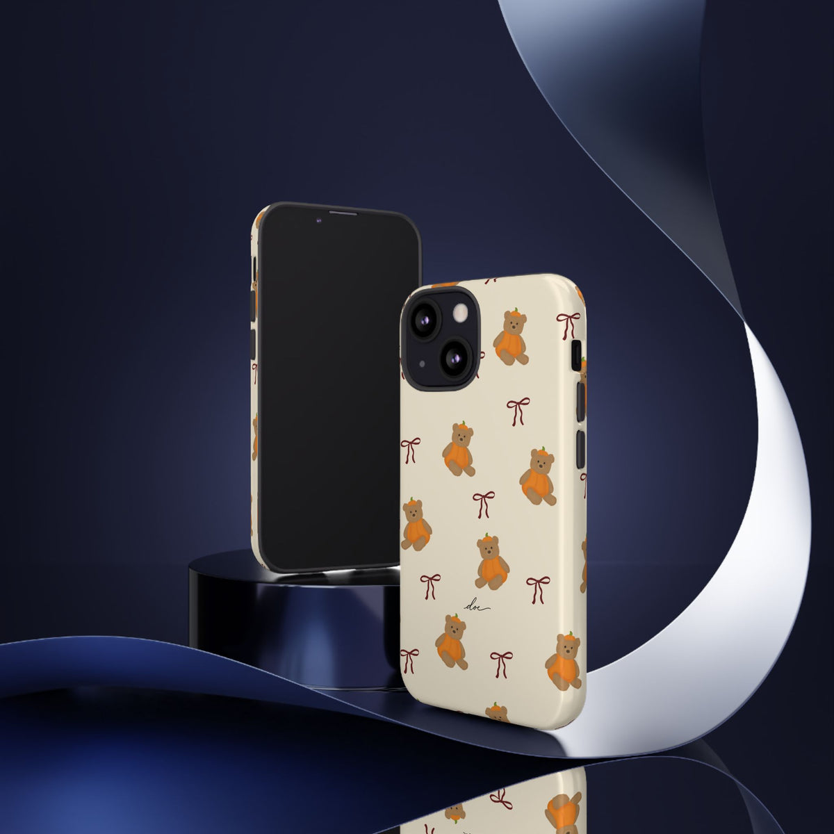 Pumpkin Bows iPhone Case